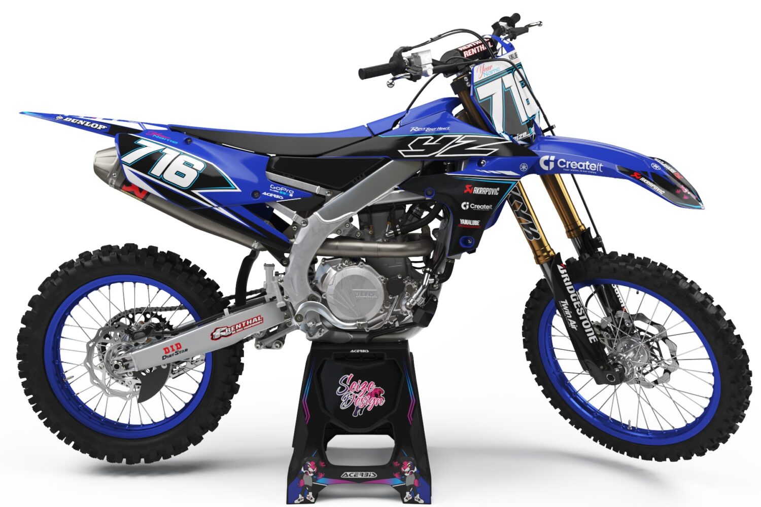 yamaha yzkit deco personnalise seize design ktm yz yzf cr crf rm rmz sx sxf suzuki yamaha honda cr crf kx kxff deco seize design factory usine personnalise semi personnalisation