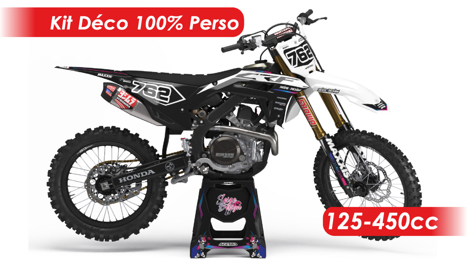 100% Personnalisé (85cc-500cc)