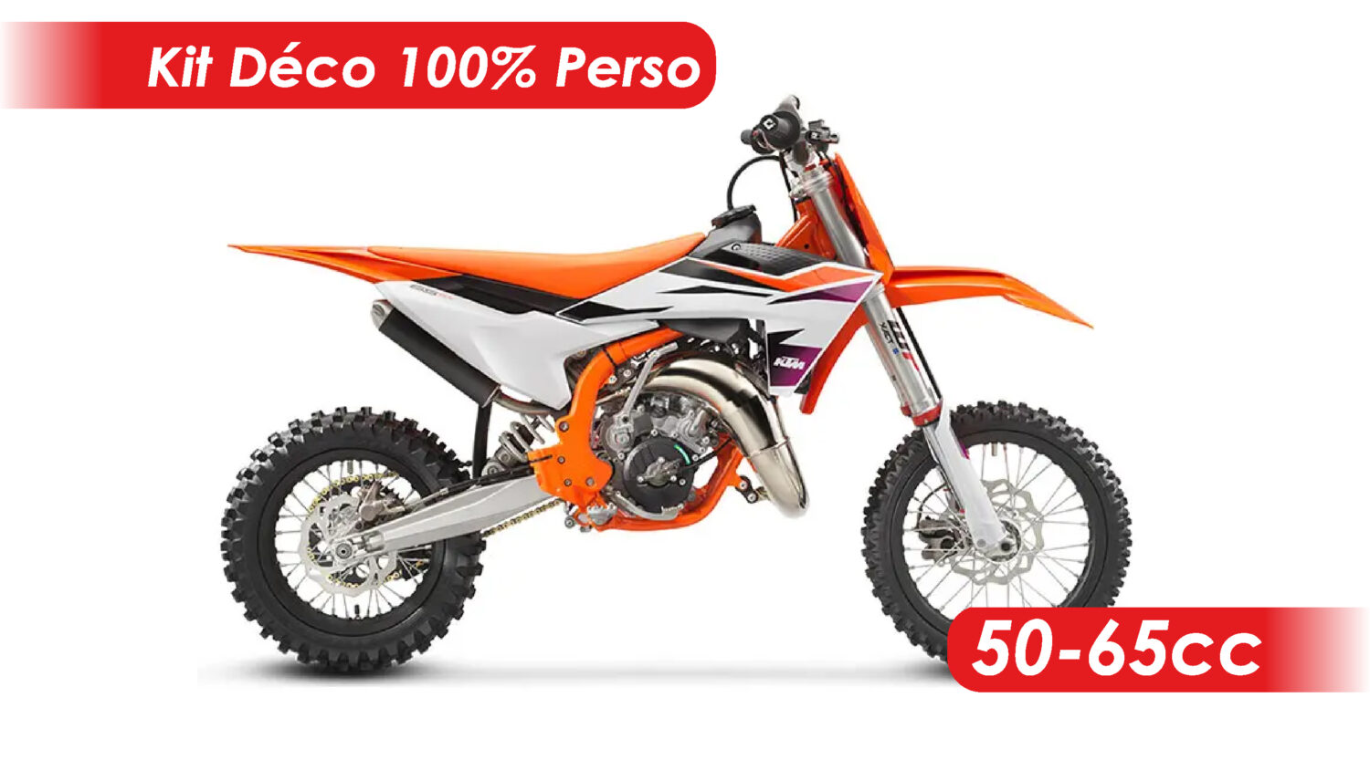 100% Personnalisé (50-65cc CROSS)