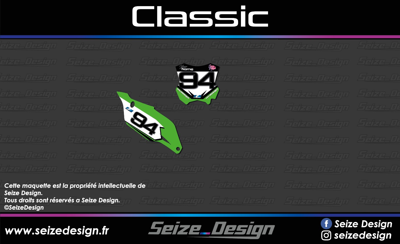 kit deco personnalise seize design ktm yz yzf cr crf rm rmz sx sxf suzuki yamaha honda cr crf kx kxf