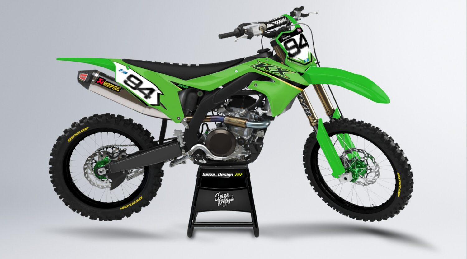 Fonds de plaques Kawasaki