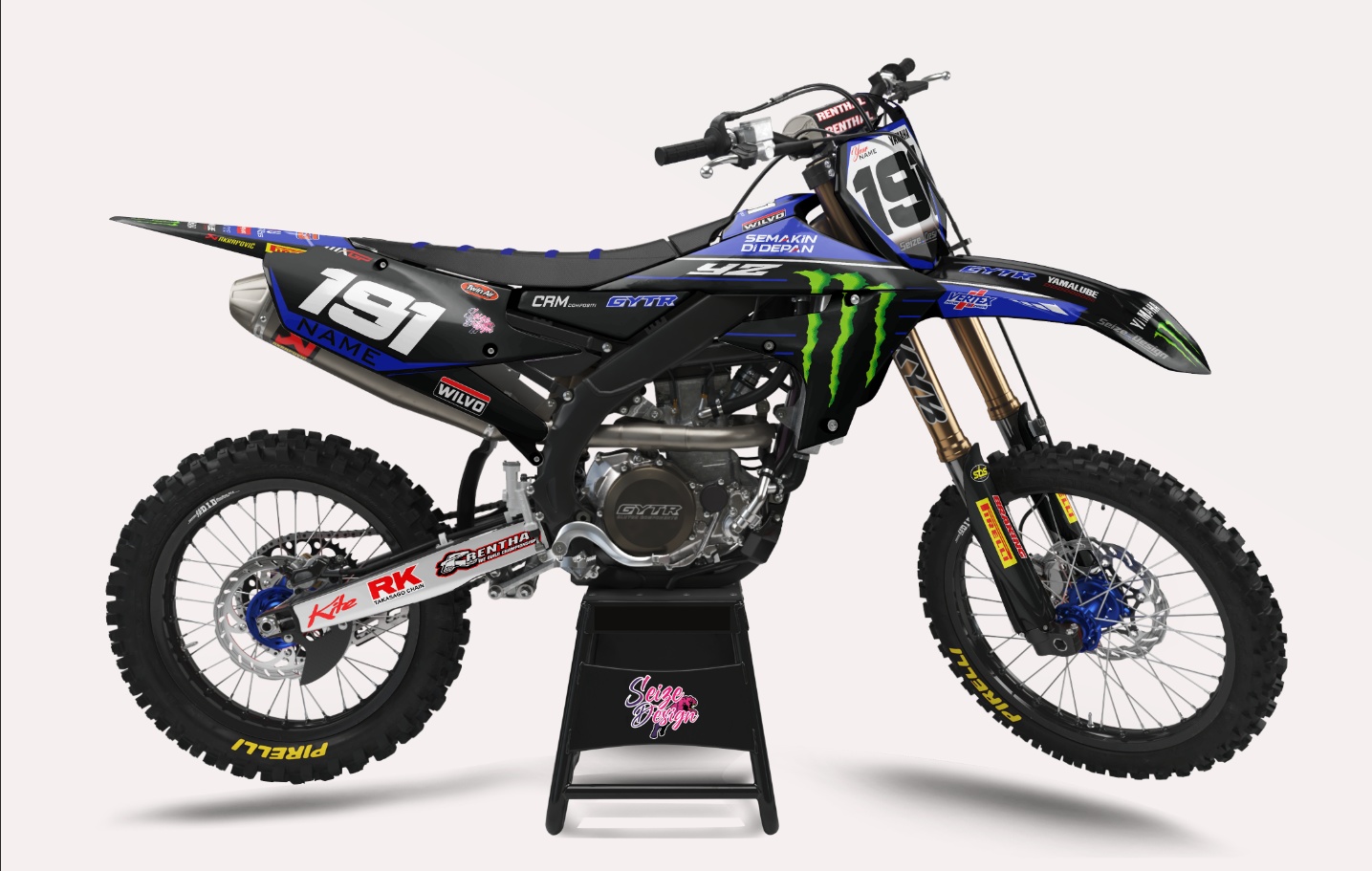 kit deco personnalise seize design ktm yz yzf cr crf rm rmz sx sxf suzuki yamaha honda cr crf kx kxf