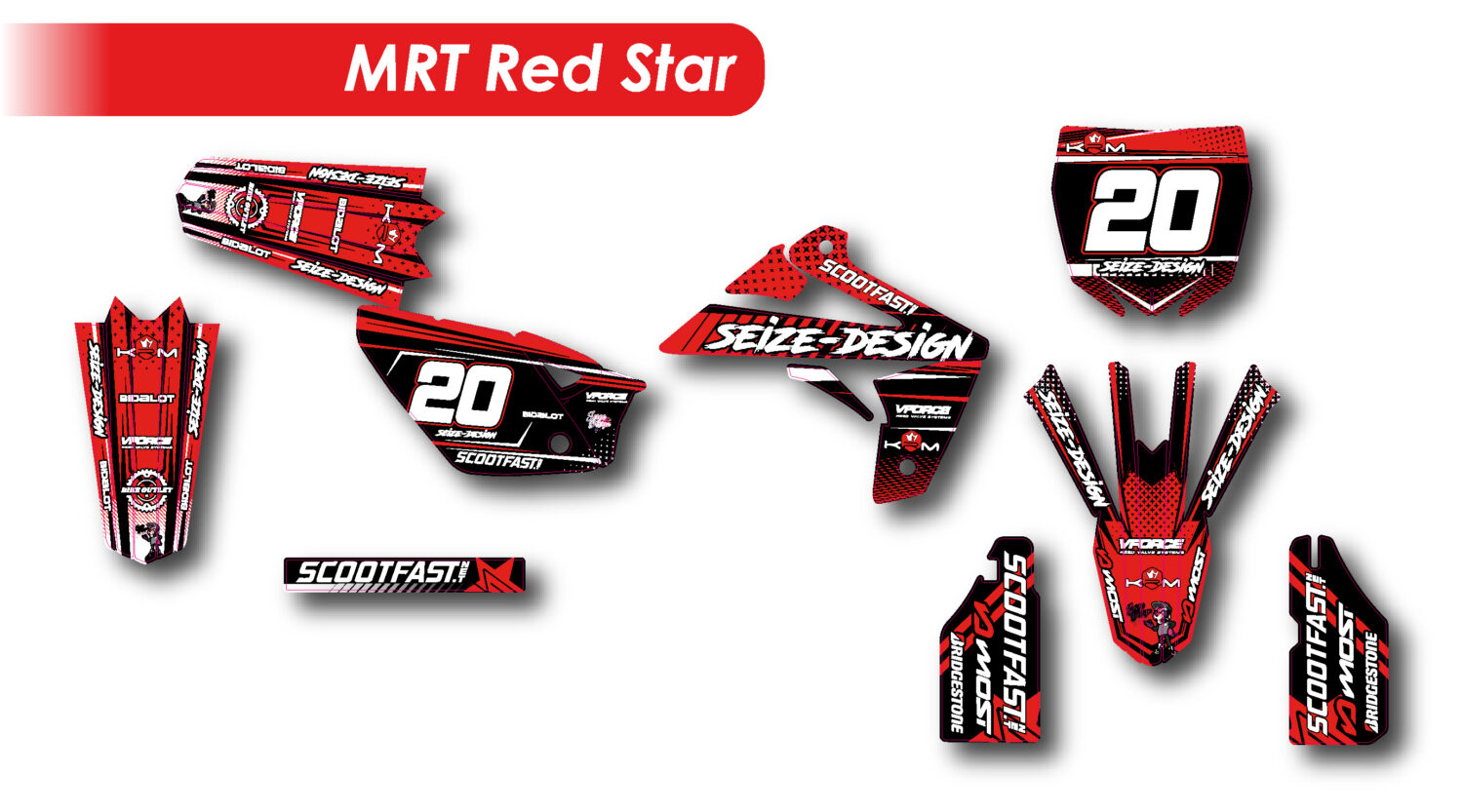 Kit déco "Red Star" MRT