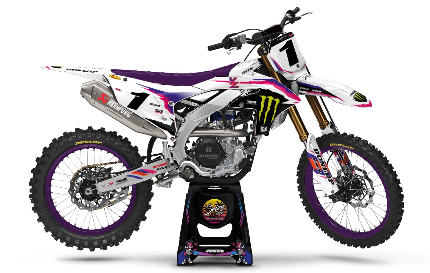 Kit déco "Yamaha anniversary monster"