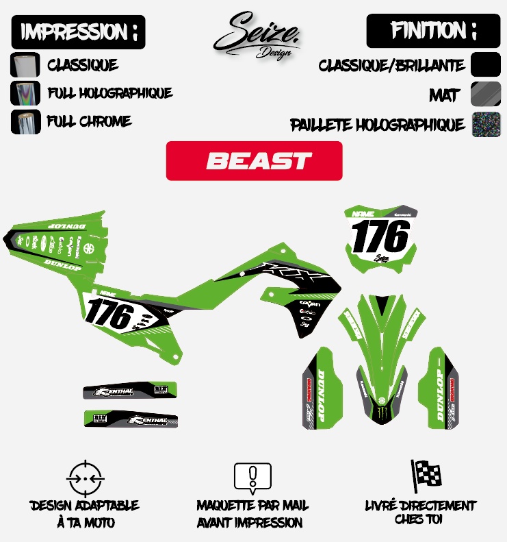 Kit deco BEAST Kawasaki – Image 5