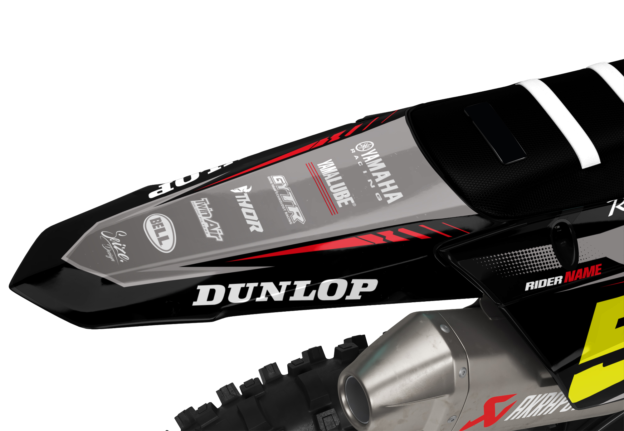 Kit déco "Yamaha Grey Classic" – Image 3