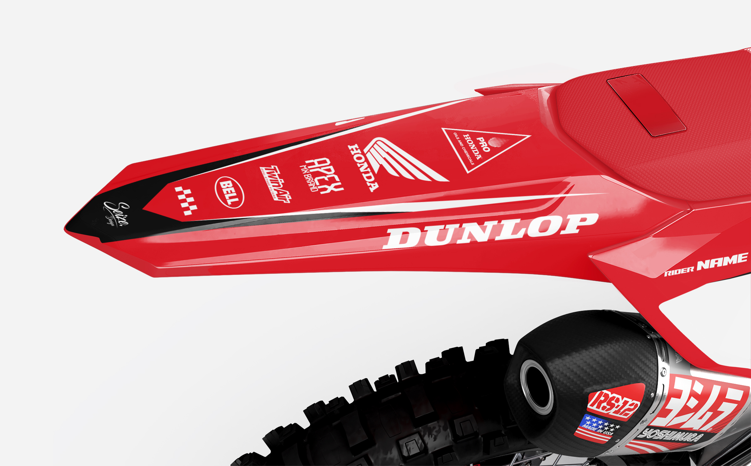 Kit déco "Classic Red Bike" CR/CRF – Image 2