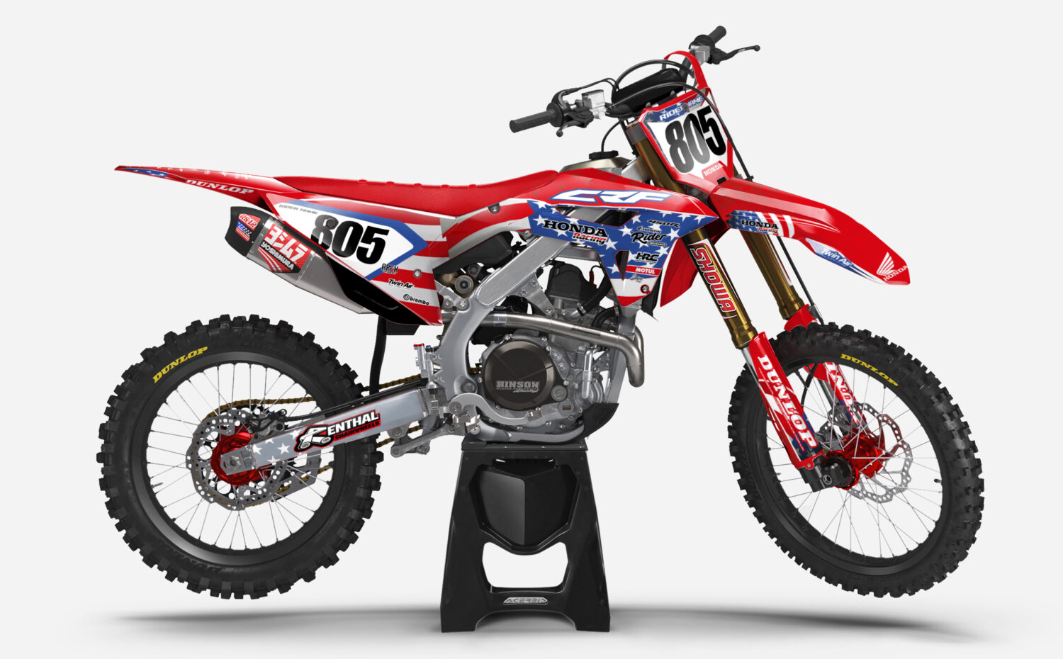 Kit déco "Flag Patriot" CRF/CR