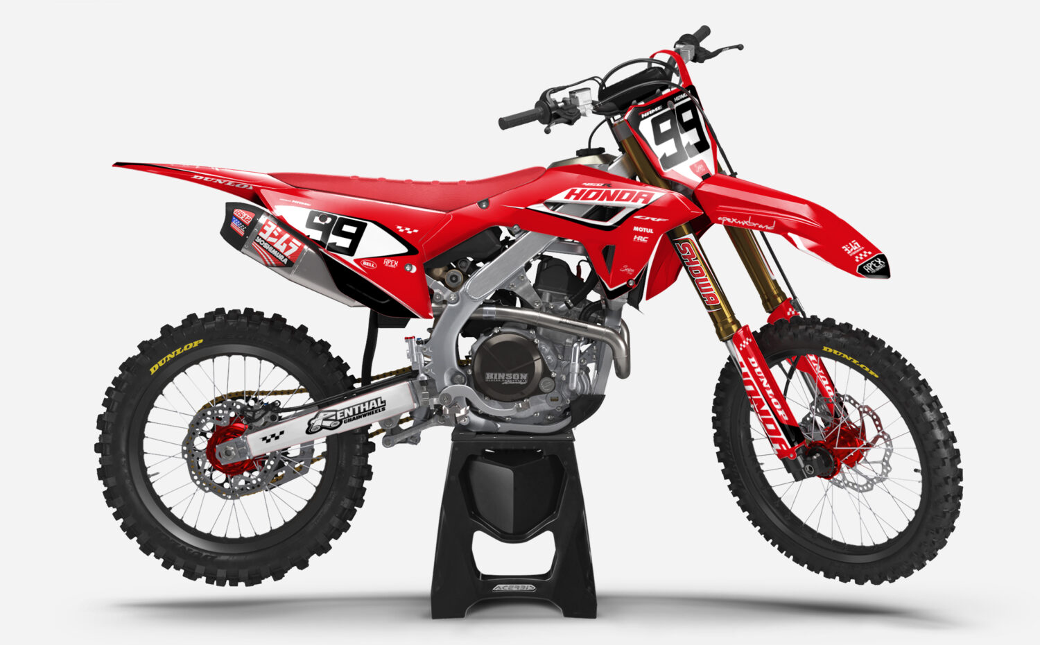 Kit déco "Classic Red Bike" CR/CRF