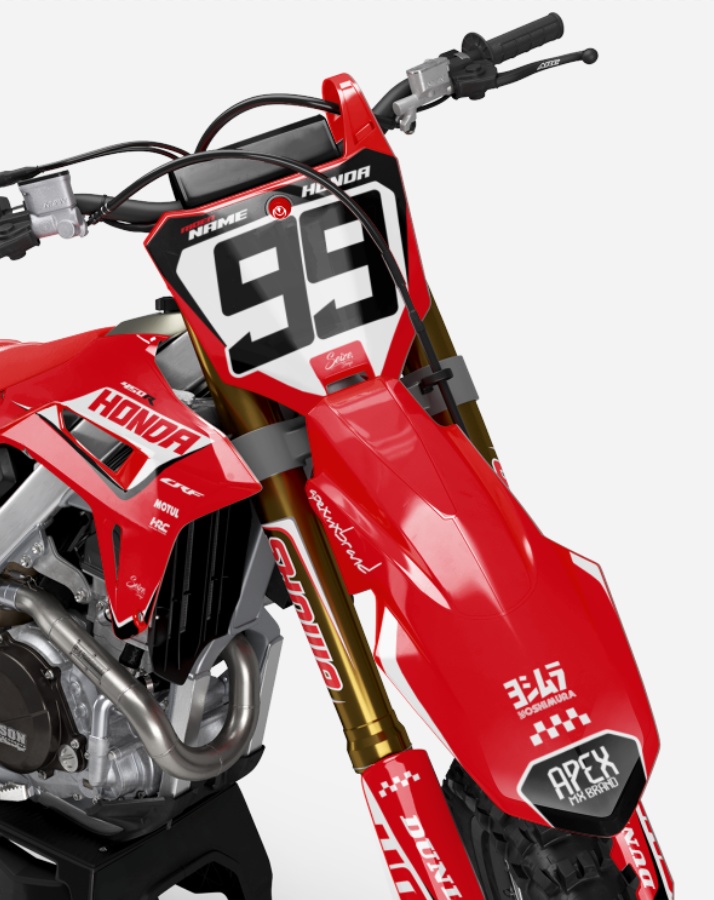 Kit déco "Classic Red Bike" CR/CRF – Image 3