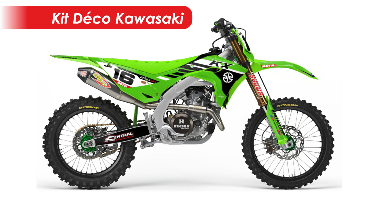 Semi personnalisé Kawasaki