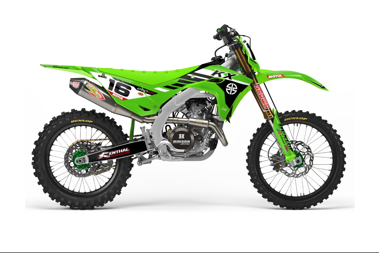 Kit deco "Kawasaki Factory" KXF 2024-2025