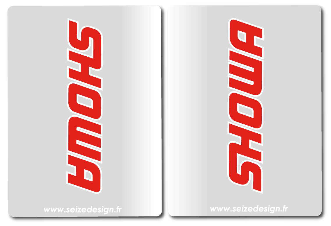 Stickers Fourche Showa Transparent