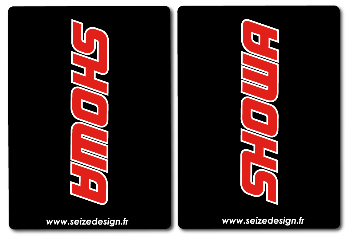 Stickers Fourche Showa Noir