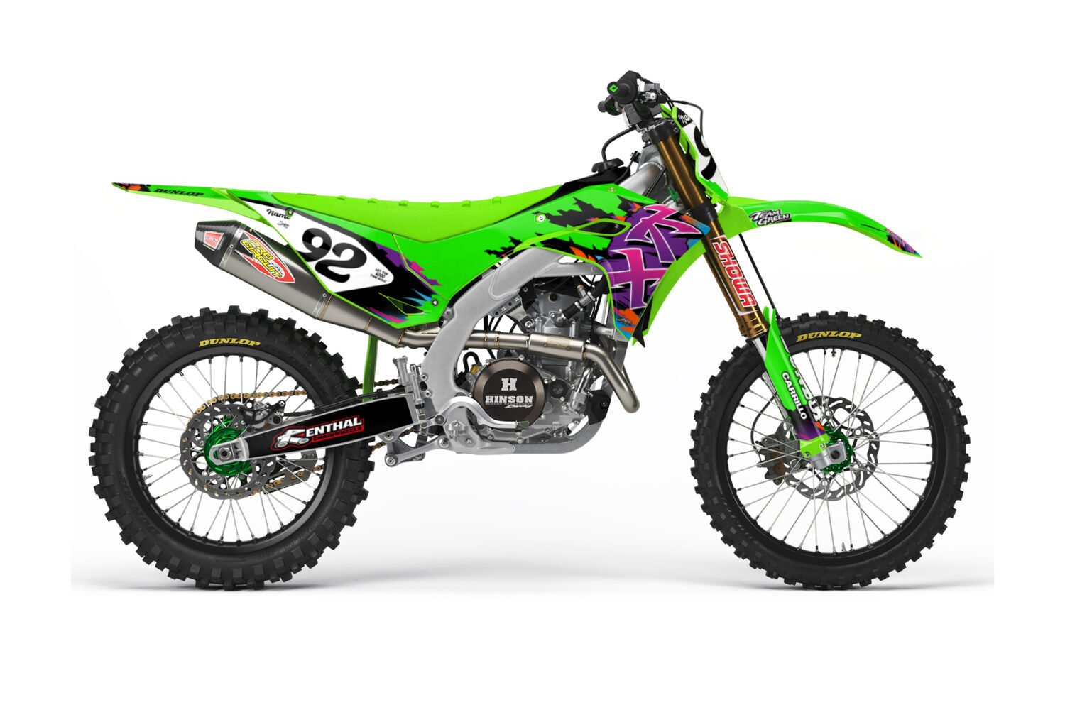 Kit déco "92 Memories" kawasaki KXF Vintage