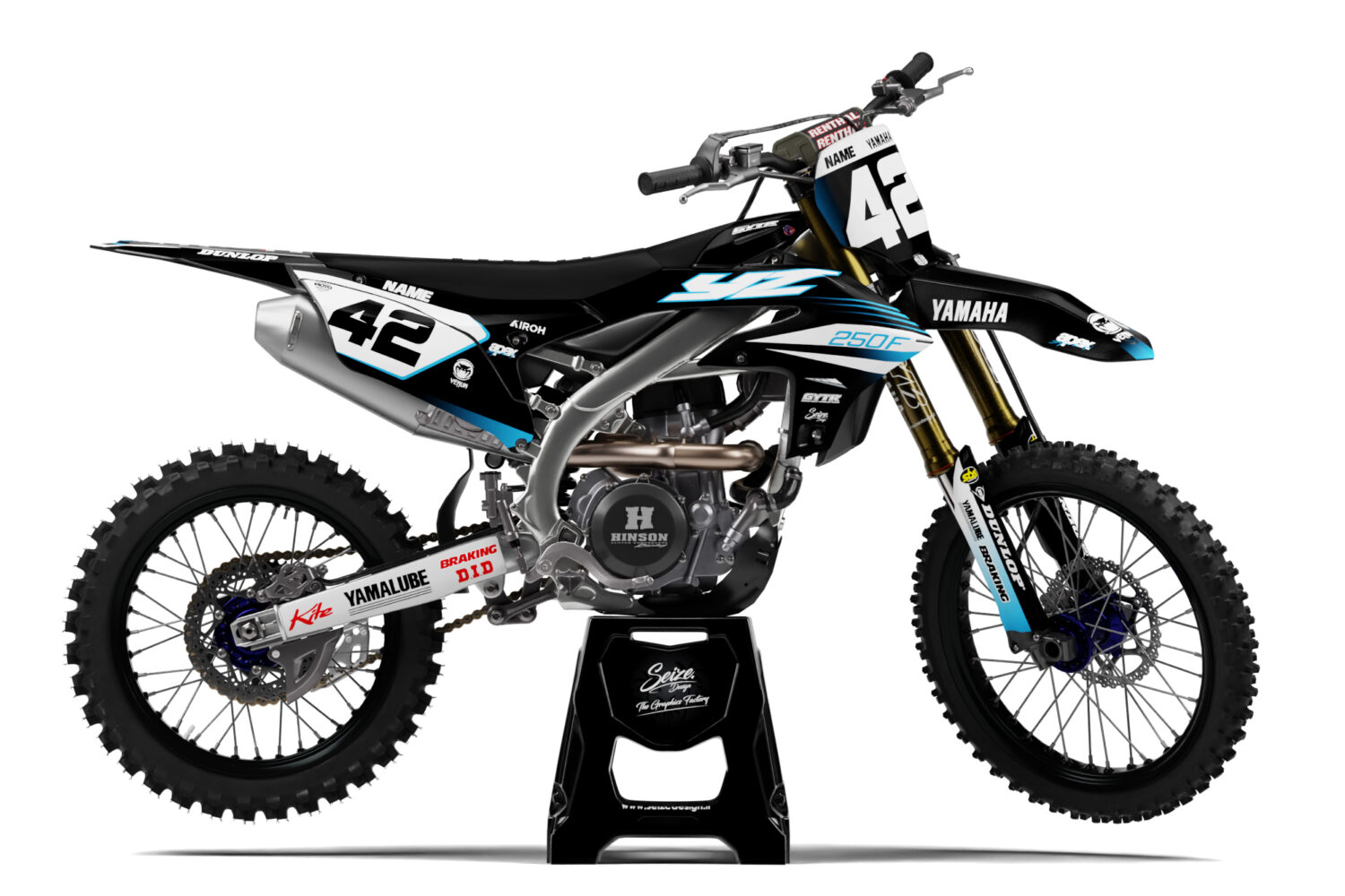 Kit déco "Black Rocket" Yamaha YZF