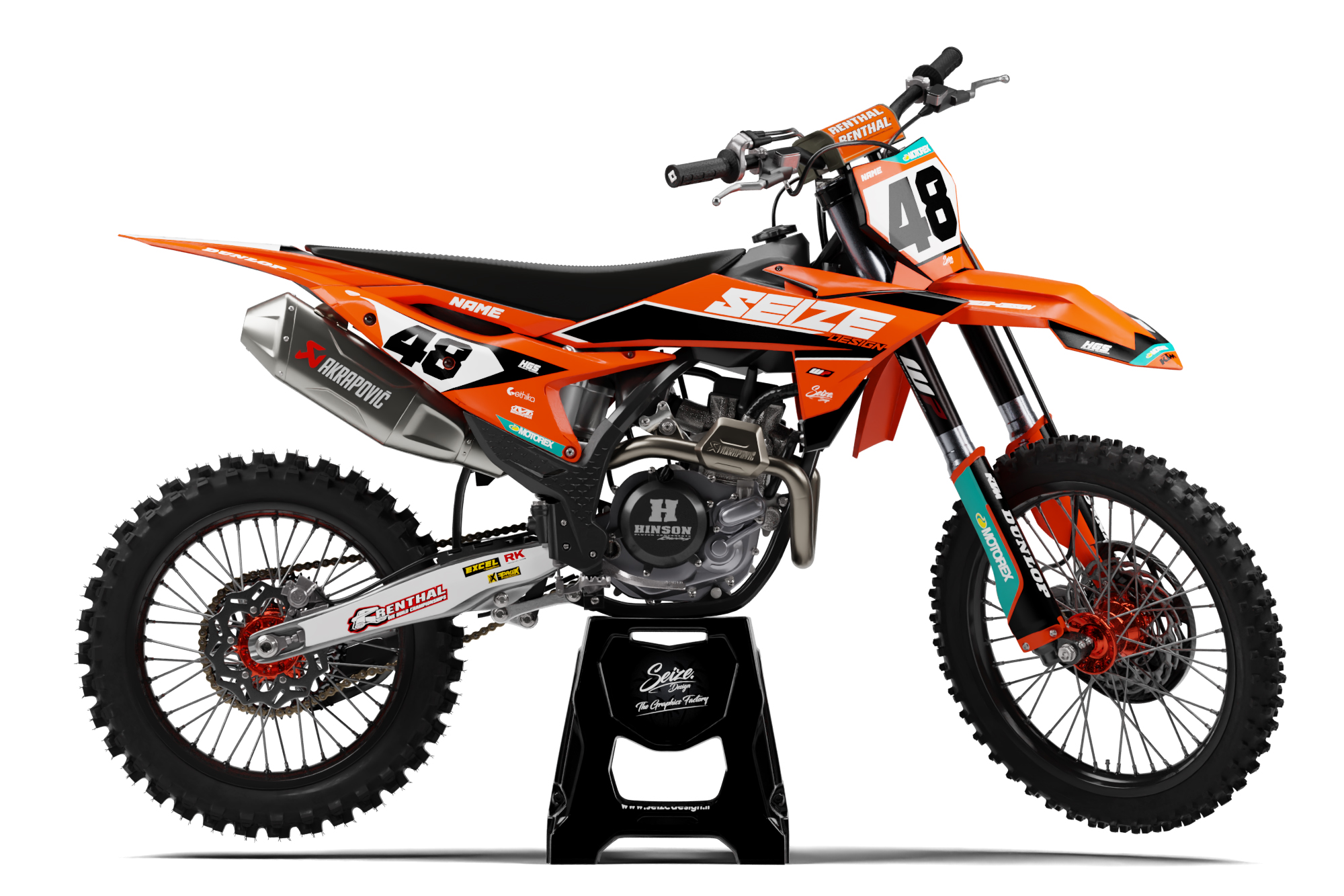 Kit déco "Orange Juice" pour KTM SX SXF