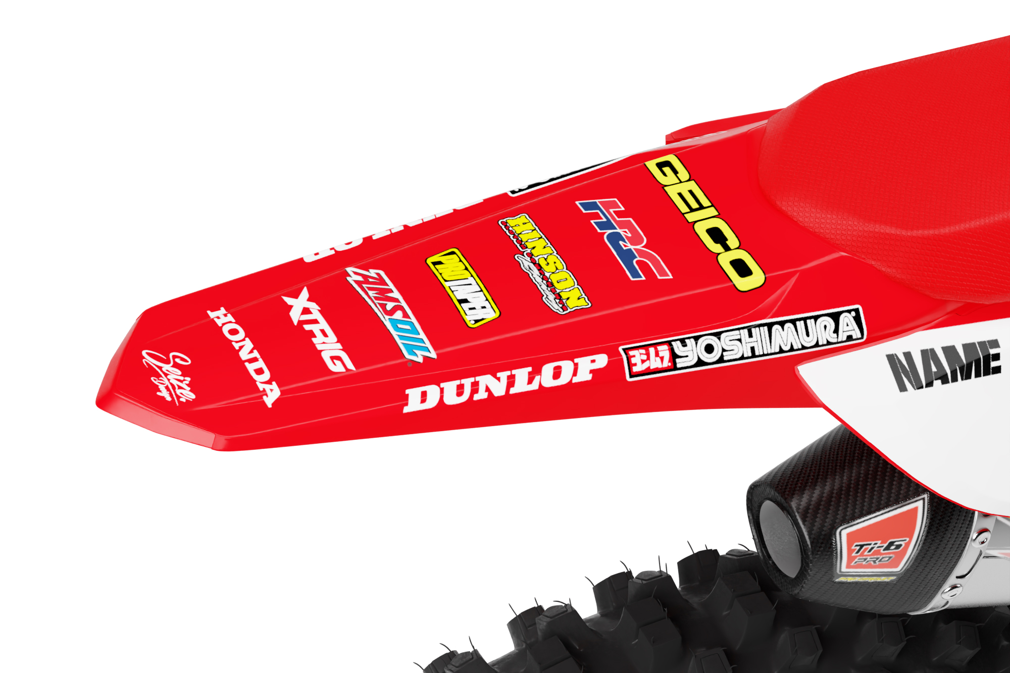 Kit déco "HONDA GEICO" pour CR/CRF – Image 2