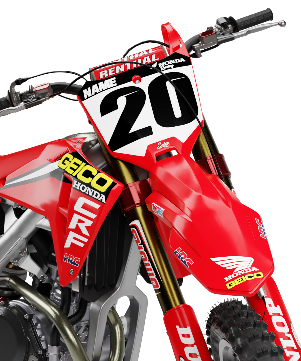 Kit déco "HONDA GEICO" pour CR/CRF – Image 3