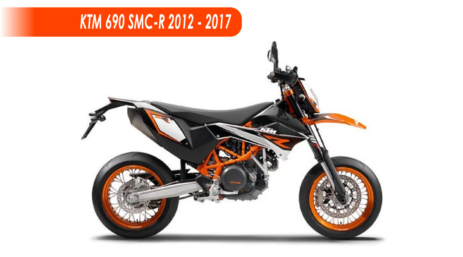 Kit déco 100% perso KTM 690 SMC-R 2012 - 2017