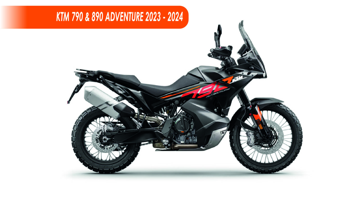 Kit déco 100% perso KTM 790 & 890 ADVENTURE 2023 - 2024