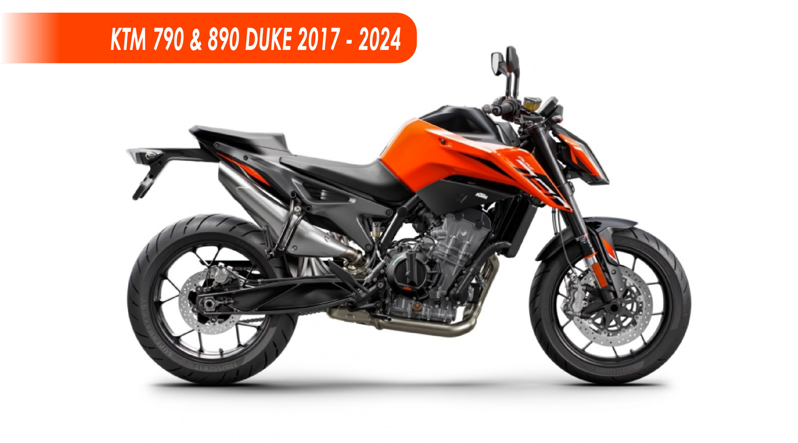 Kit déco 100% perso KTM 790 & 890 DUKE 2017 - 2024