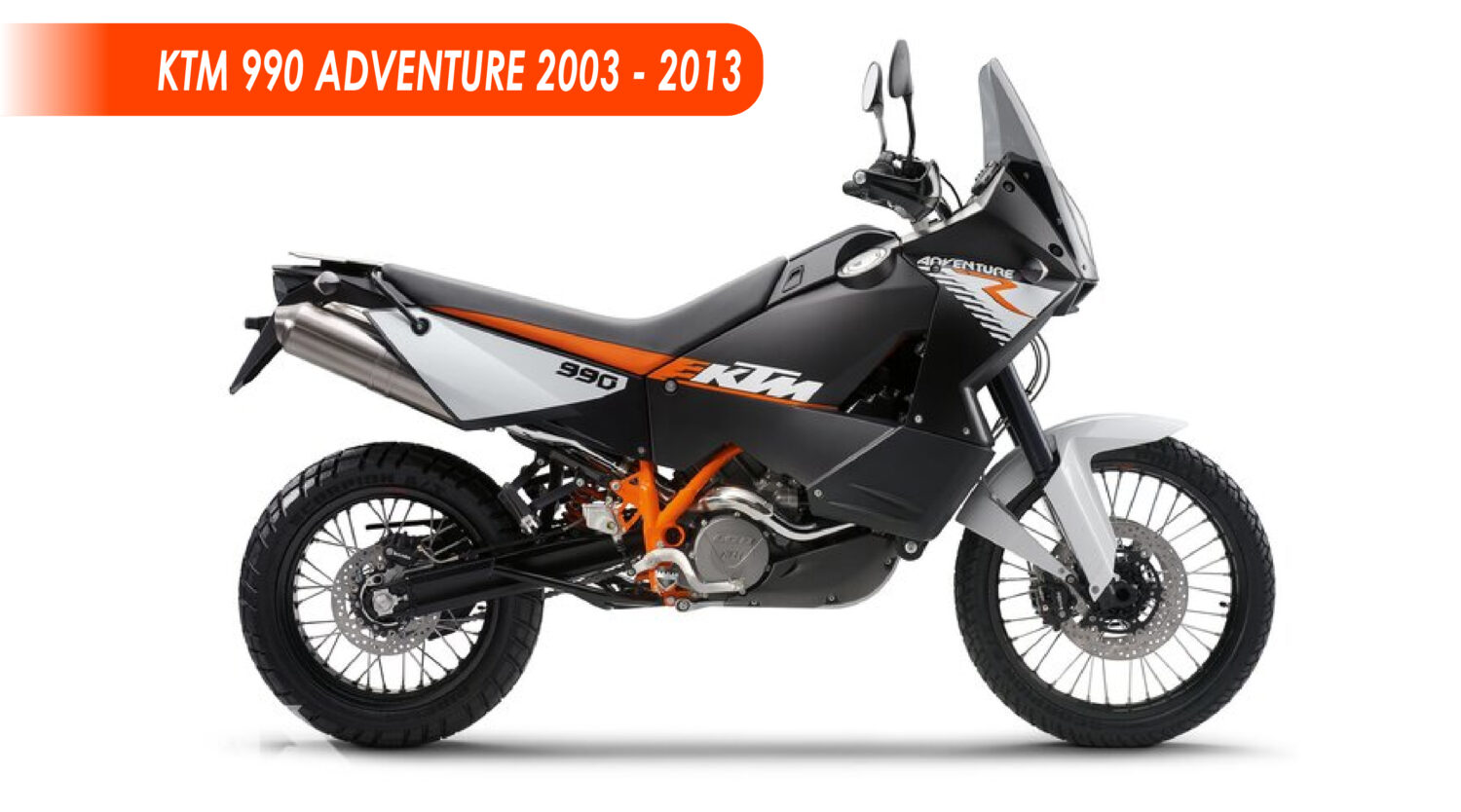 Kit déco 100% perso KTM 990 ADVENTURE 2003 - 2013