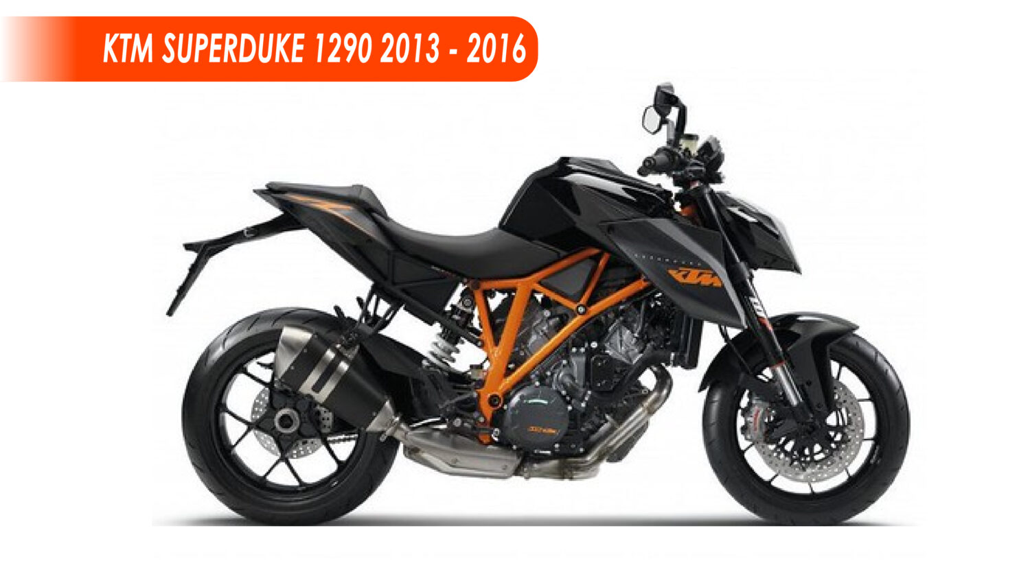 Kit déco 100% perso KTM SUPERDUKE 1290 2013 - 2014 - 2015 - 2016