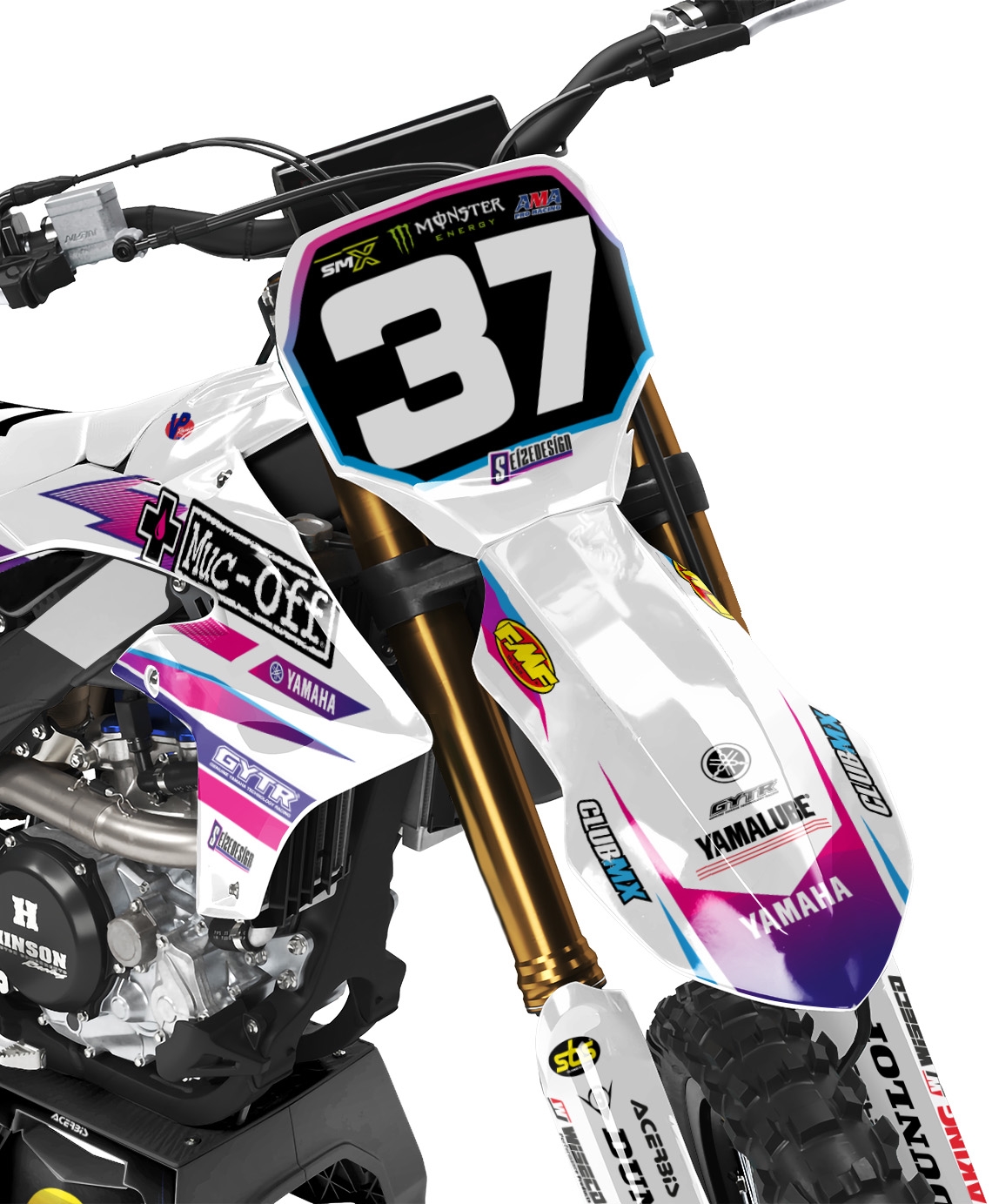Kit déco "Muc Off Club MX" YZ YZF – Image 3