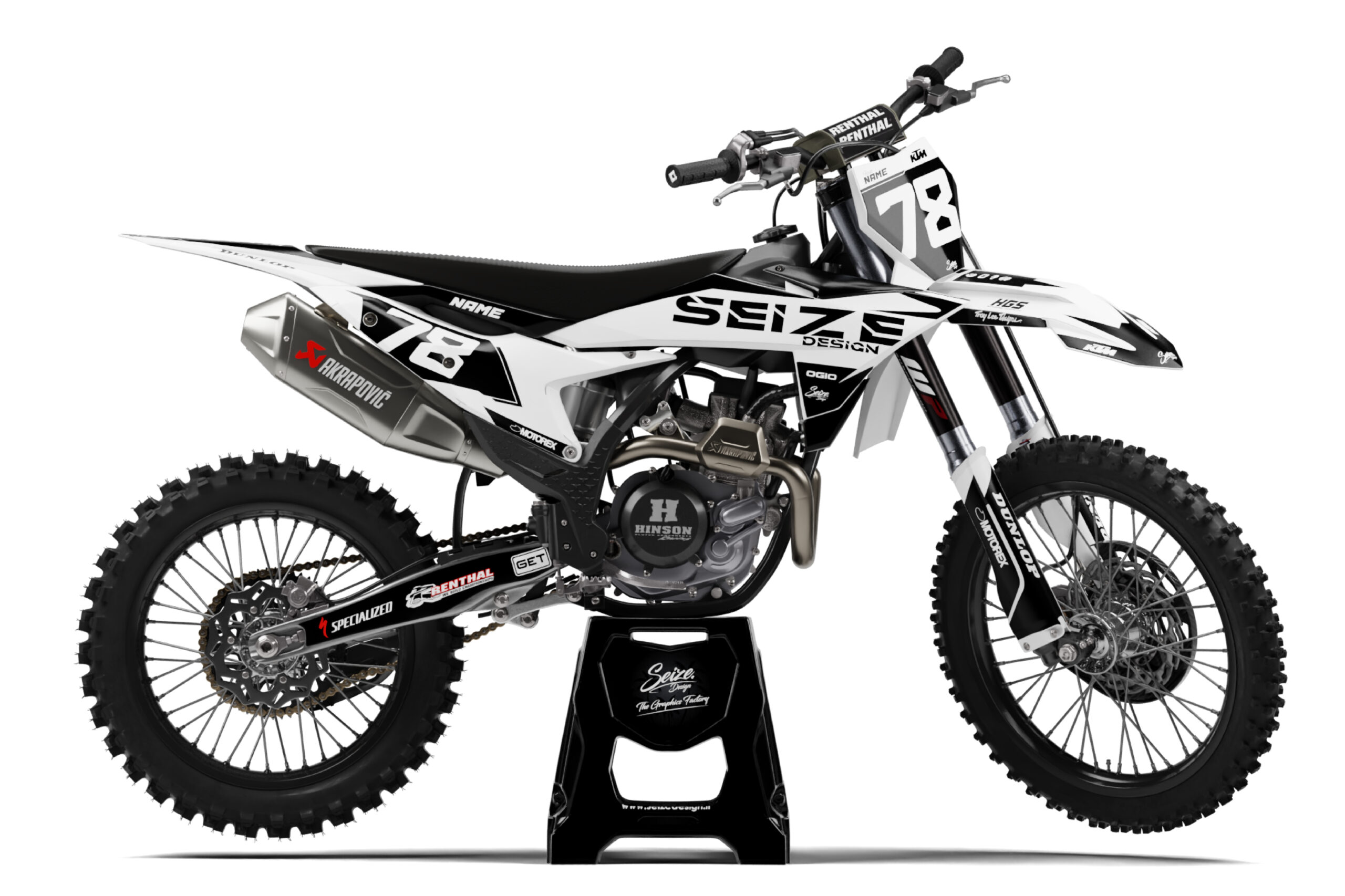 Kit déco "Monochrome" pour KTM SX / SXF