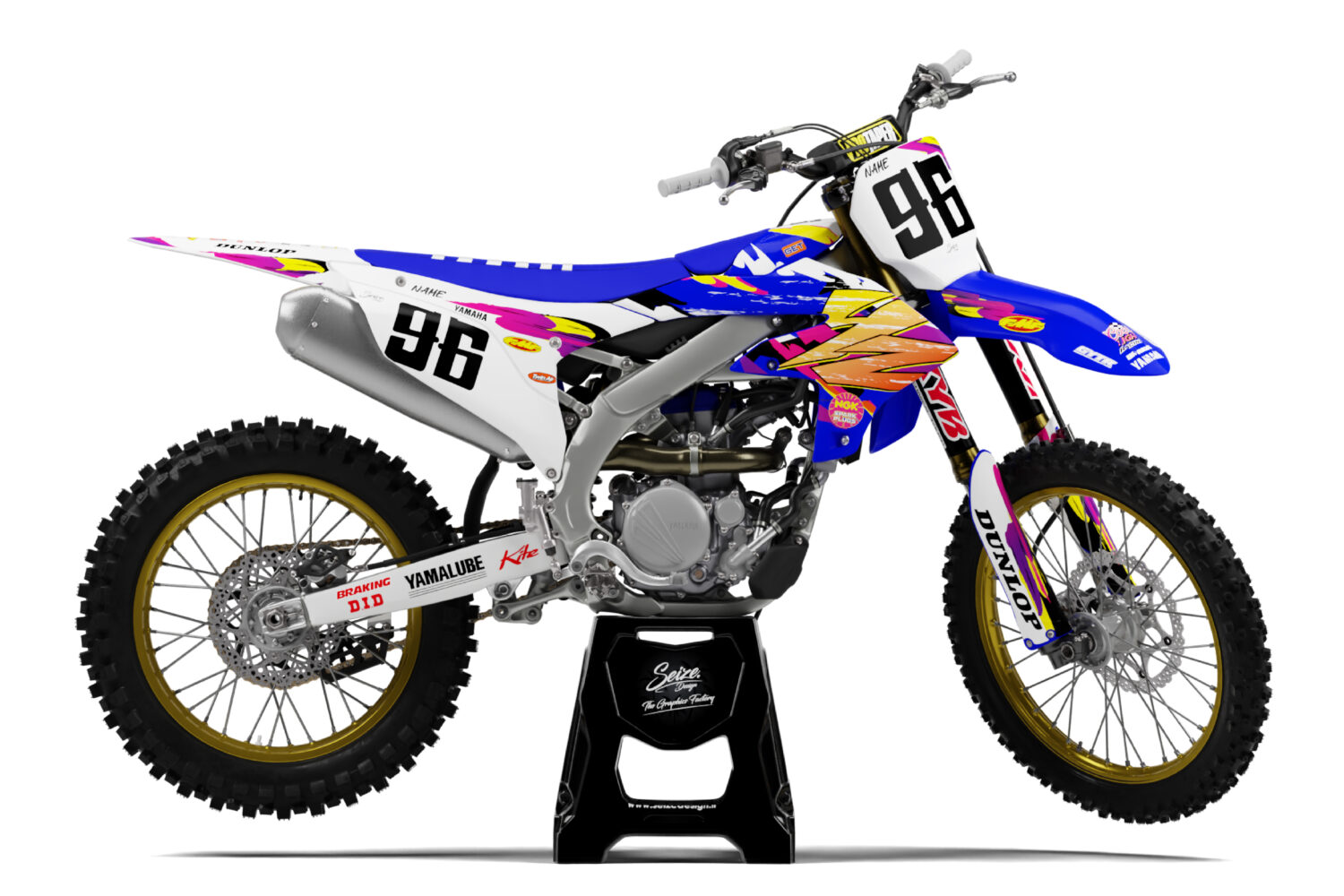 Kit déco "Neo 96" Vintage pour Yamaha YZ YZF