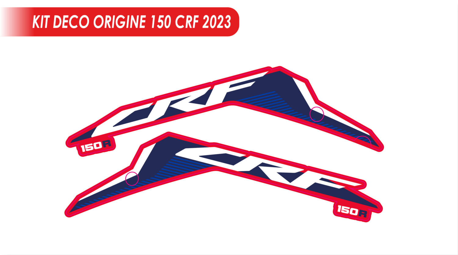 Kit déco origine 150 crf 2023