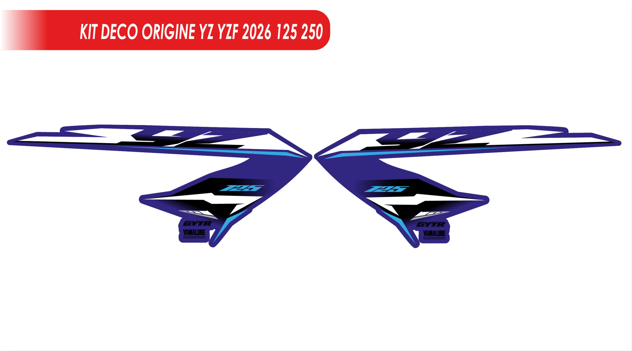 Kit Deco Origine "YZ YZF 2026" 125 250