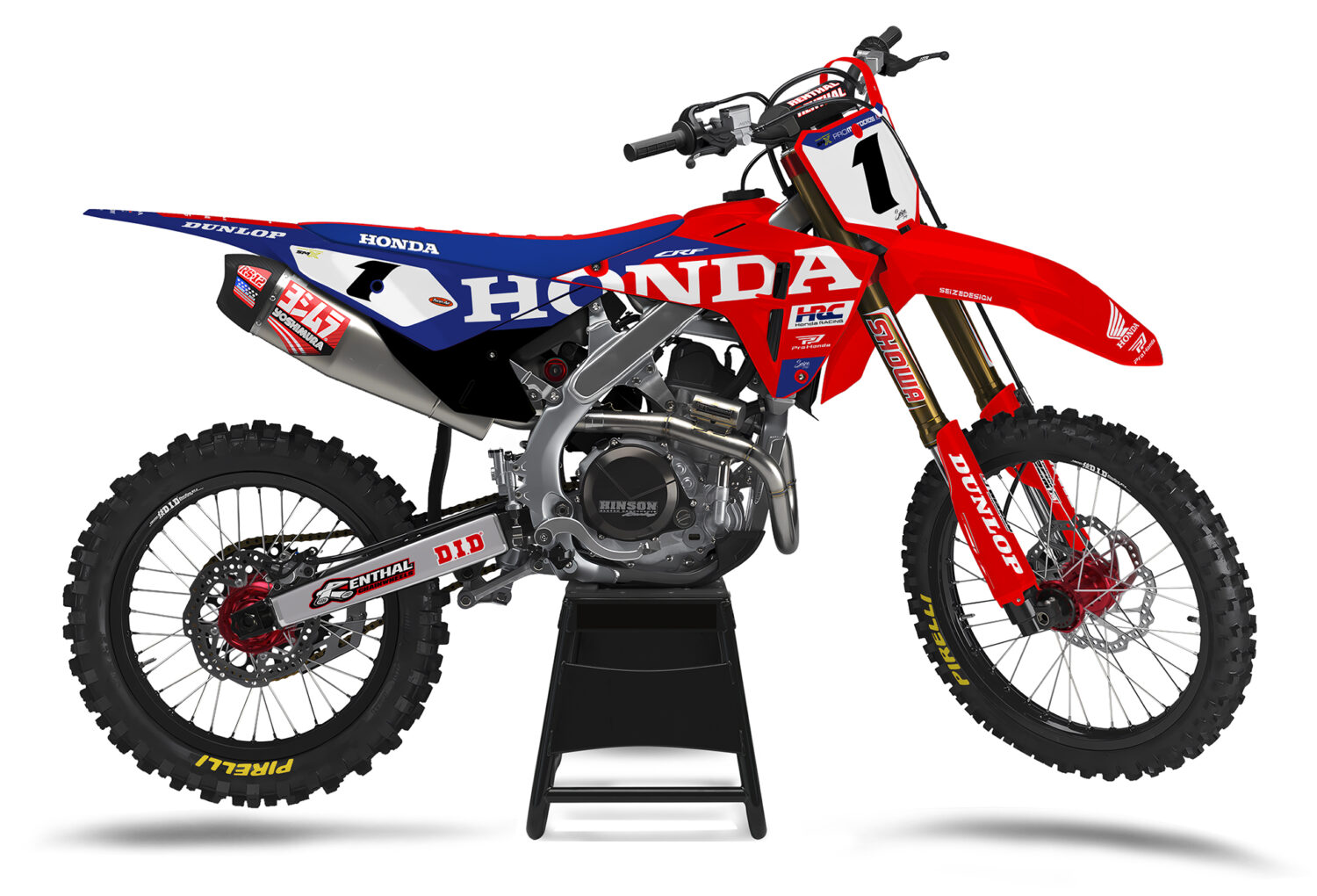 Kit Déco CRF "Honda HRC 2026" Bleu